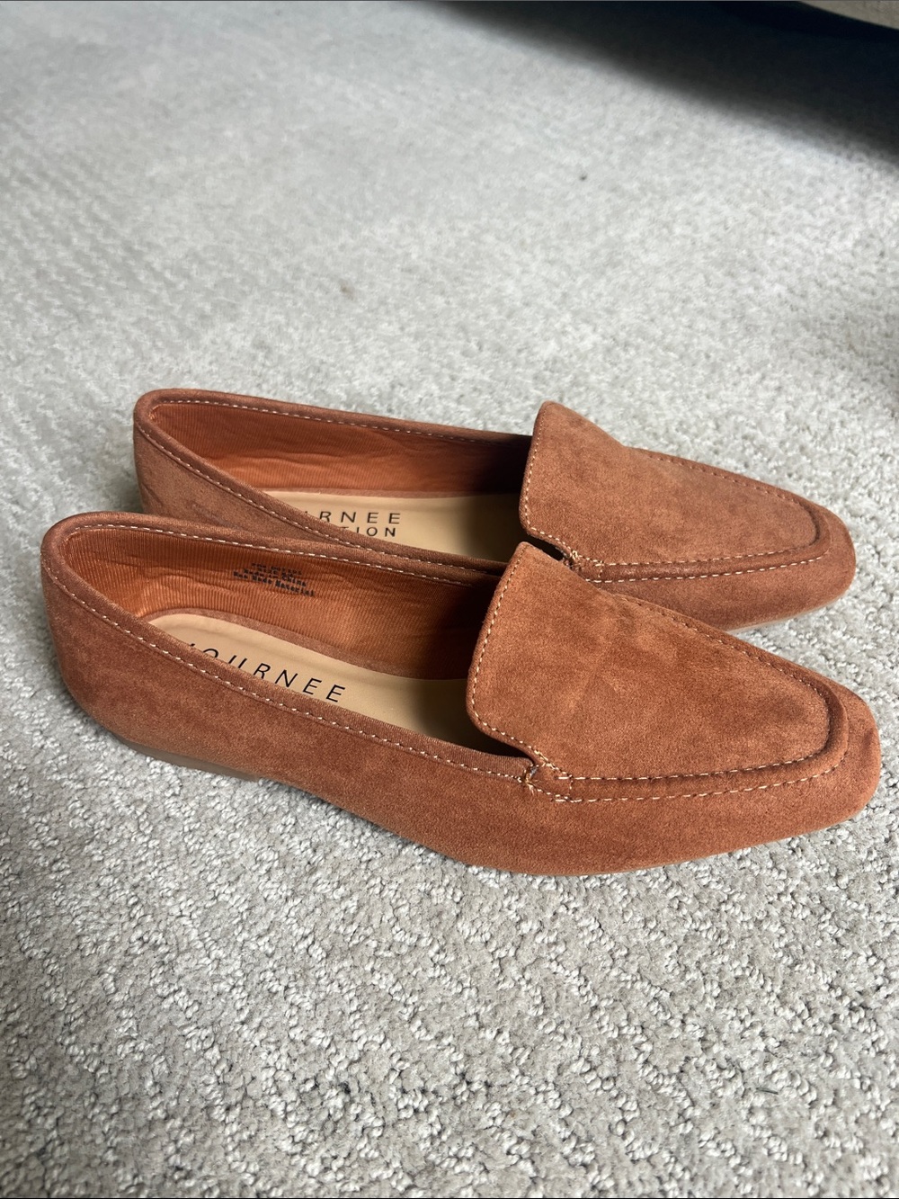 Brown Suede Loafers - Journee Collection